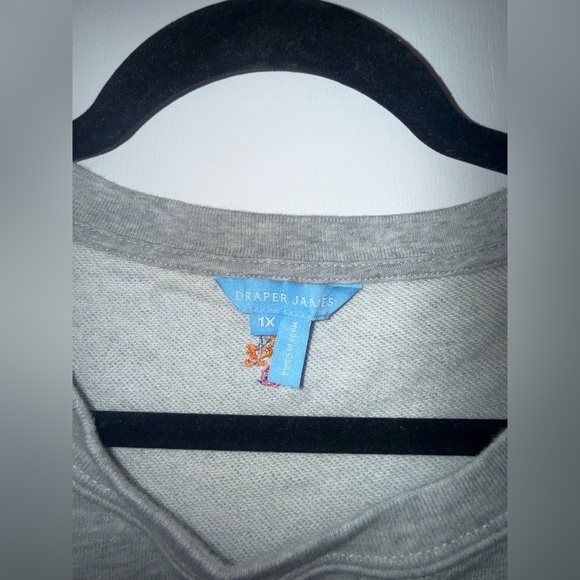 Draper James Floral Heather Gray Dress - Picture 2 of 5